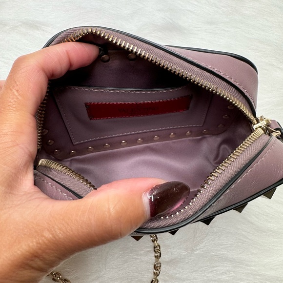 #419CD Valentino Garavani Rockstud Mini Crossbody Bag - Picture 7 of 9